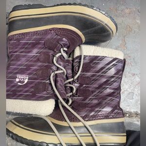 Sorel plum winter boots